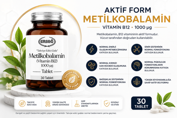 B12 Metilkobalamin Formu Nedir? Faydaları ve Diğer B12 Formlarından Farkı