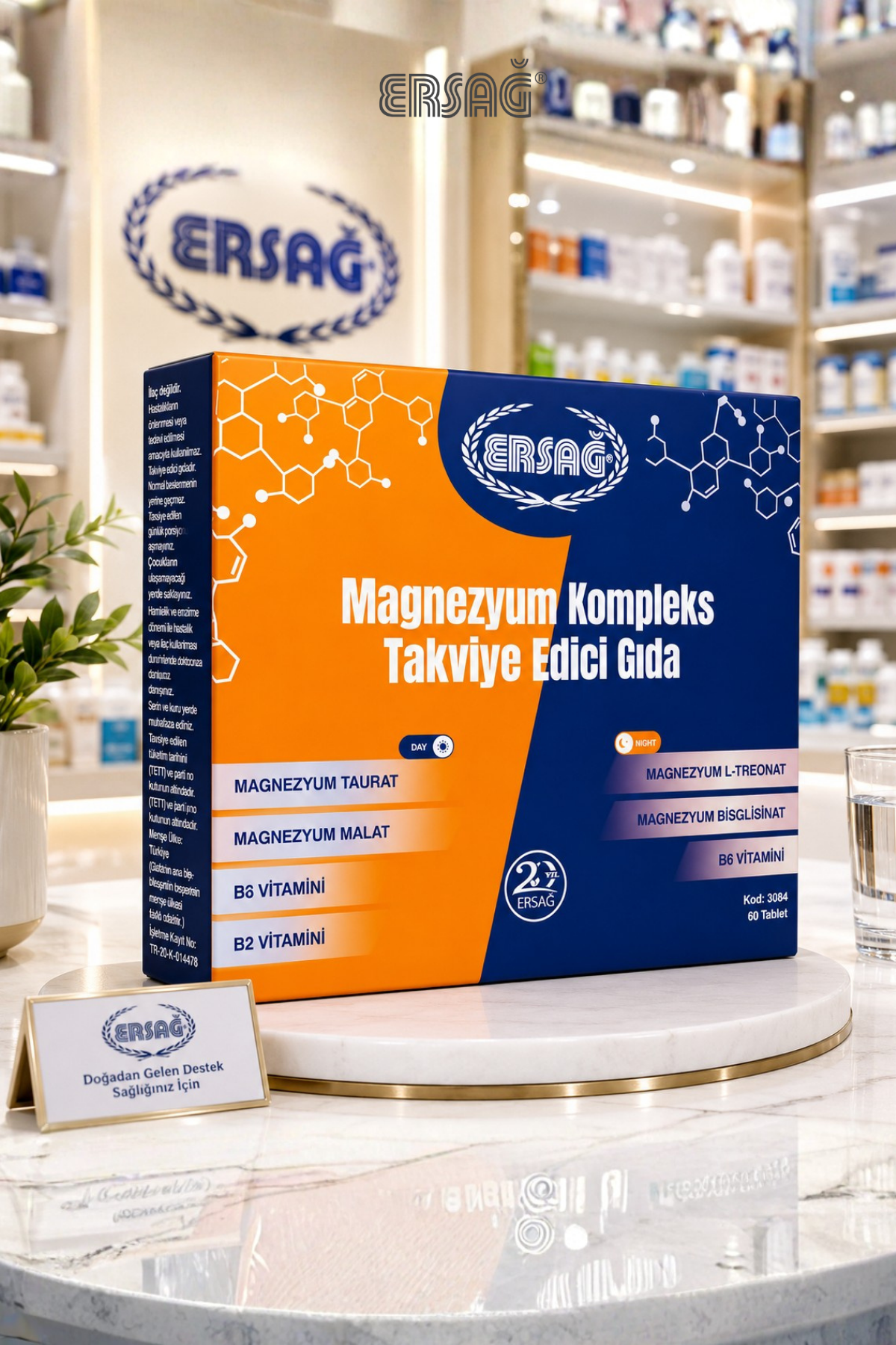 ERSAĞ Magnezyum Kompleks 60 Tablet