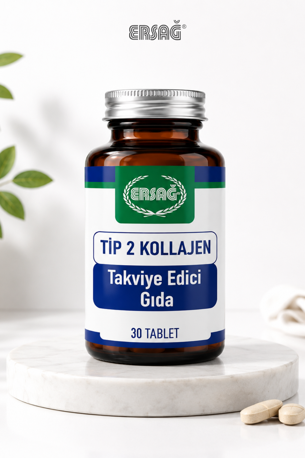 ERSAĞ Tip 2 Kollajen İçeren Takviye Edici Gıda 30 Tablet