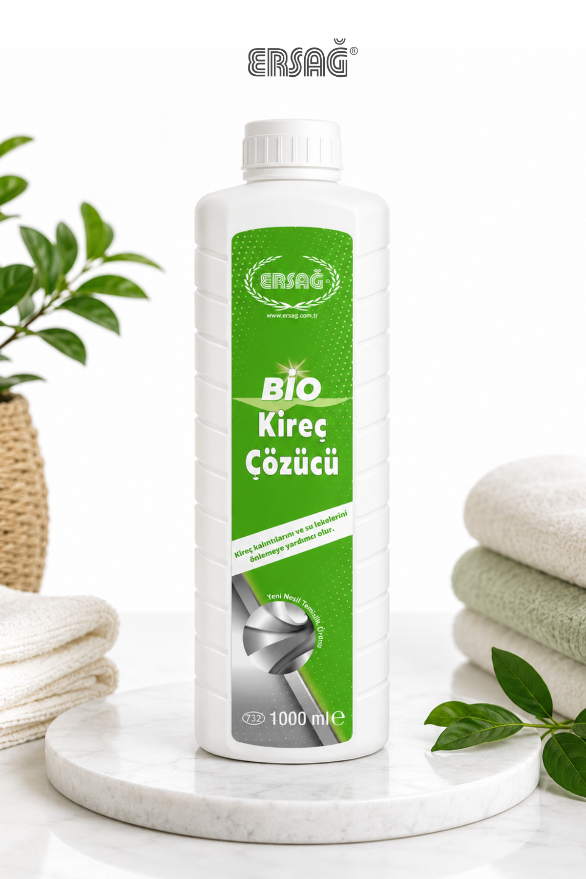 ERSAĞ Bio Kireç Çözücü Temizlik Ürünü 1000 ML