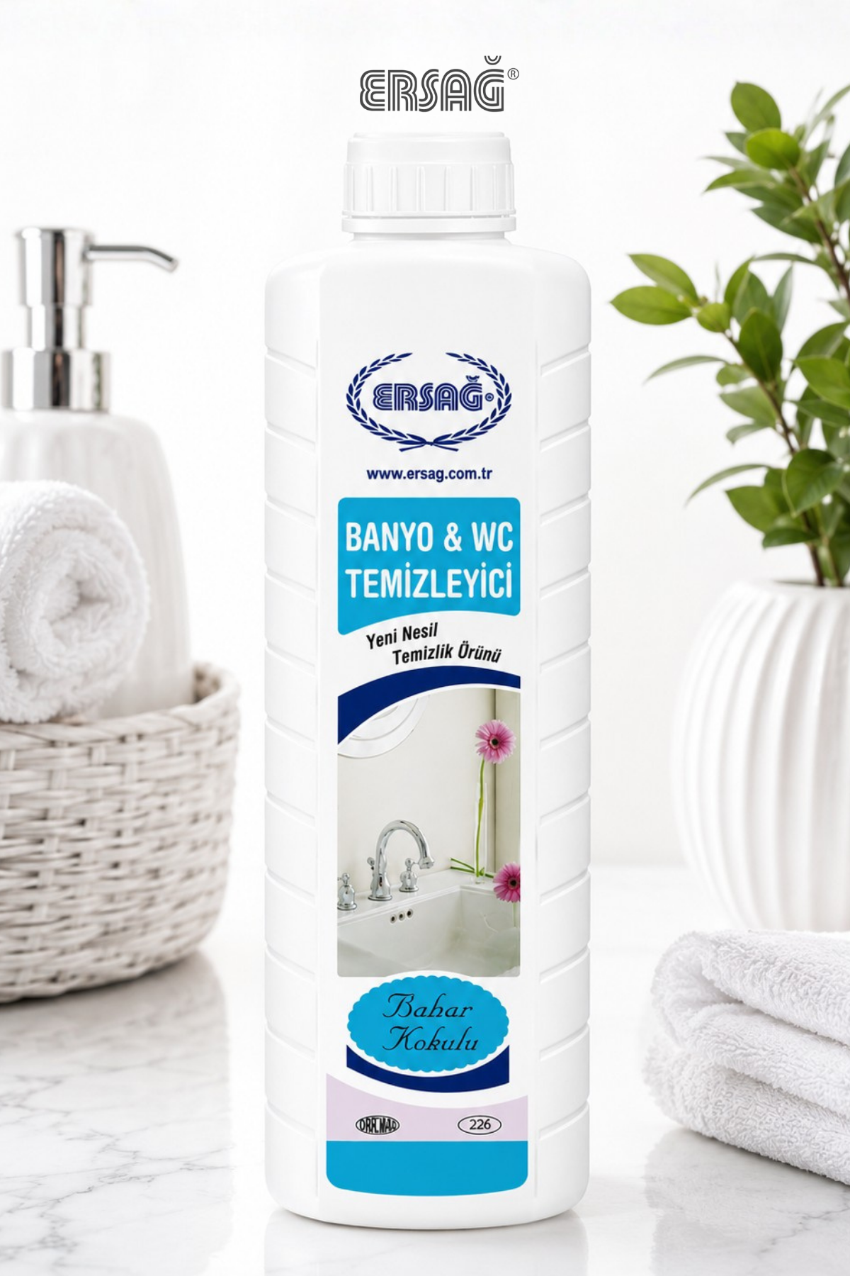 ERSAĞ Bahar Kokulu Konsantre Banyo ve Tuvalet Temizleyici 1000 ML